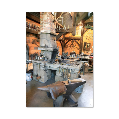 Poster Forge de l'Artisan