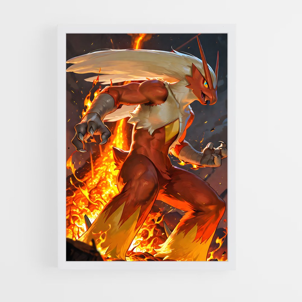 ap-blaziken-1 cadre Blanc