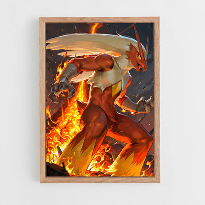 ap-blaziken-1 cadre Bois clair