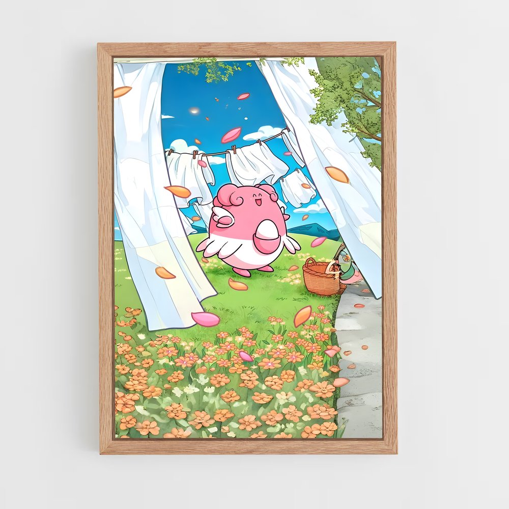 ap-blissey-2 cadre Bois clair