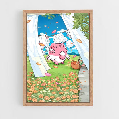 ap-blissey-2 cadre Bois clair