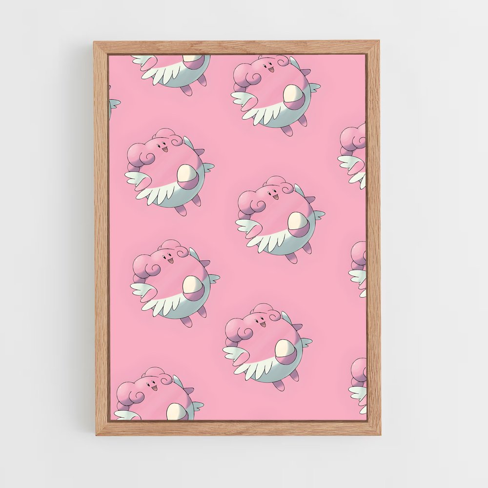 ap-blissey-4 cadre Bois clair