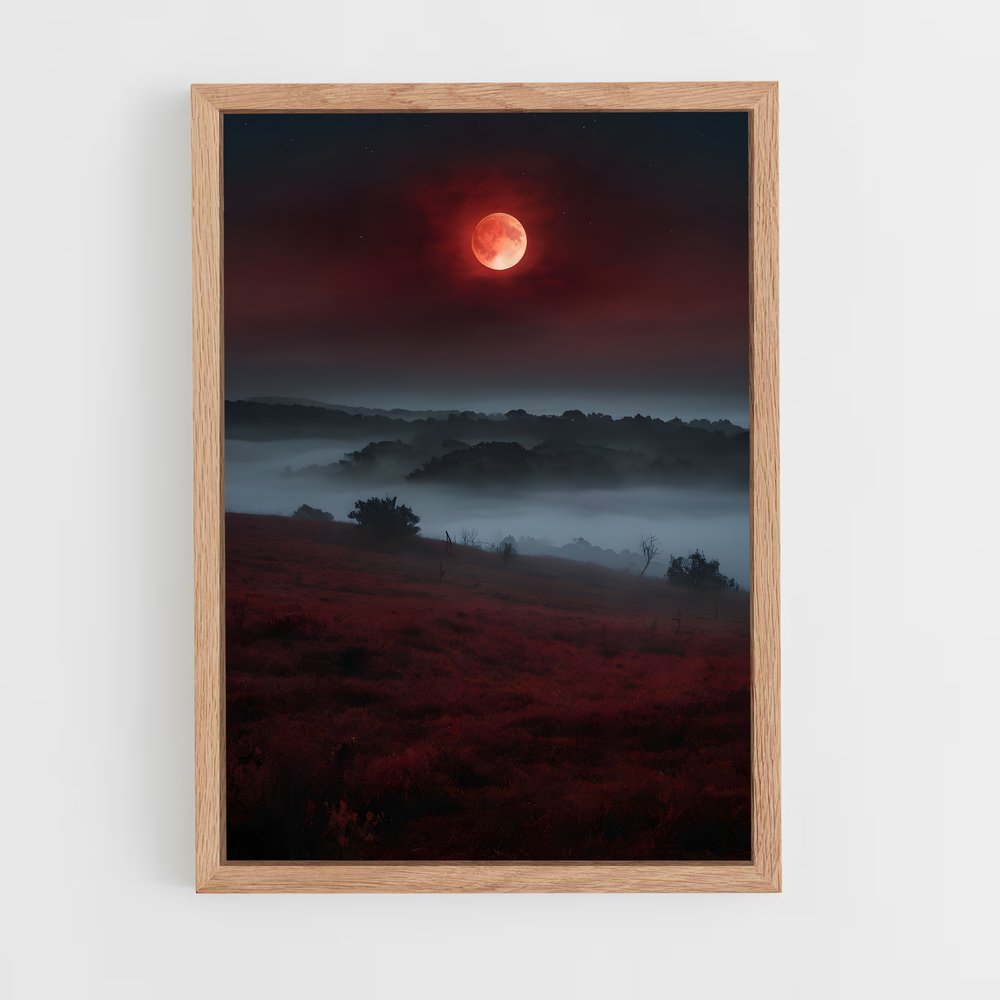 ap-blood moon-10 cadre Bois clair