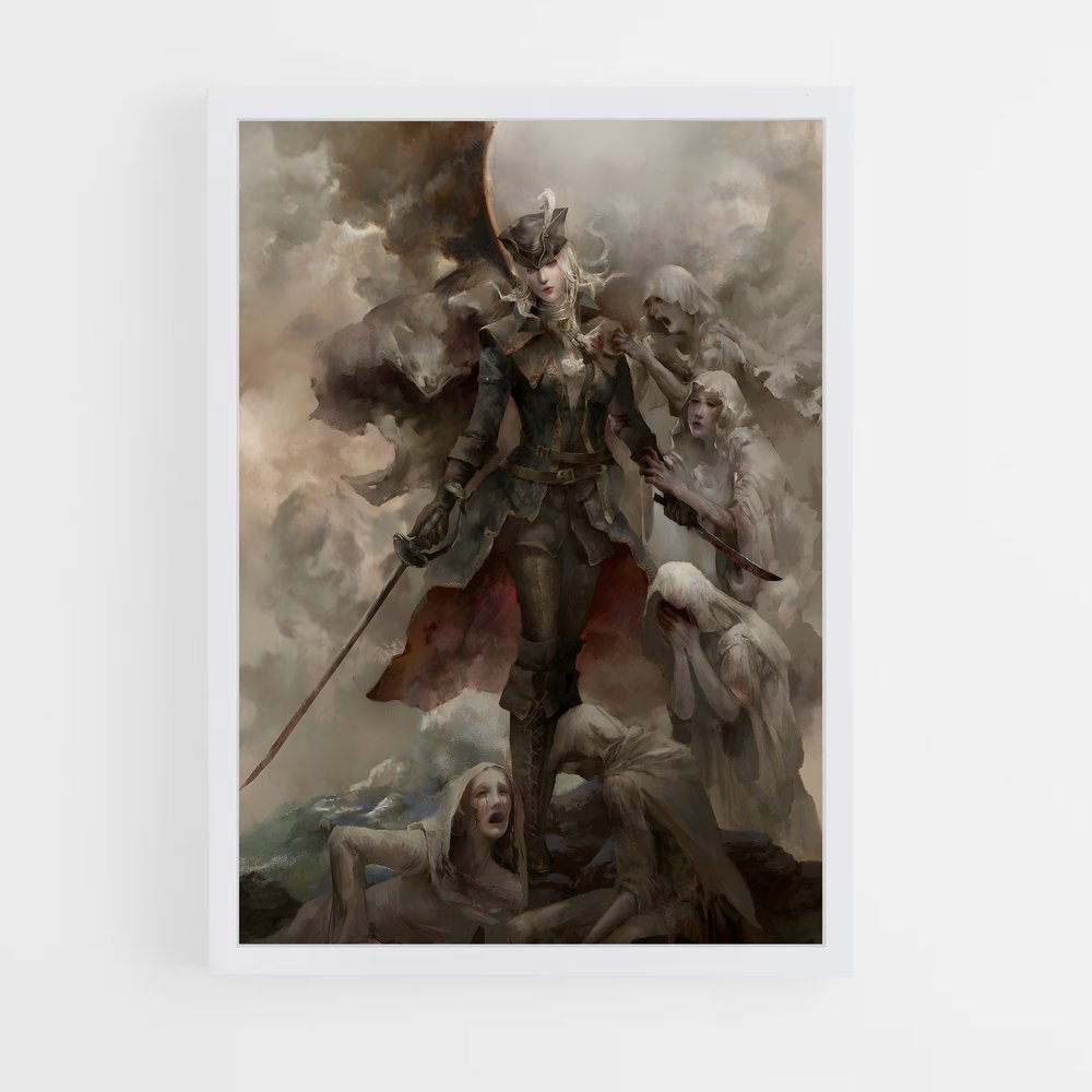 ap-bloodborne-4 cadre Blanc