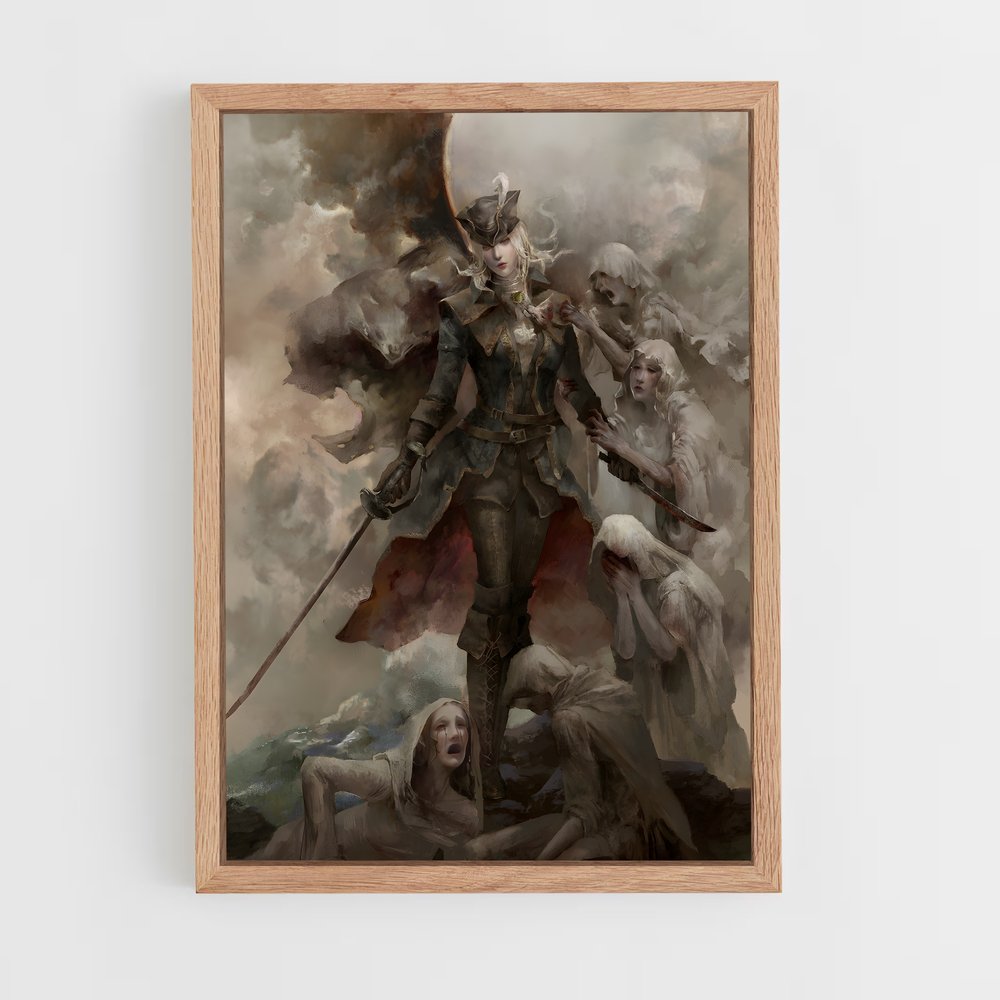 ap-bloodborne-4 cadre Bois clair