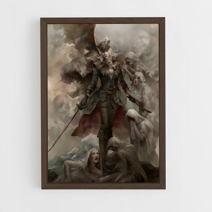 ap-bloodborne-4 cadre Bois foncé