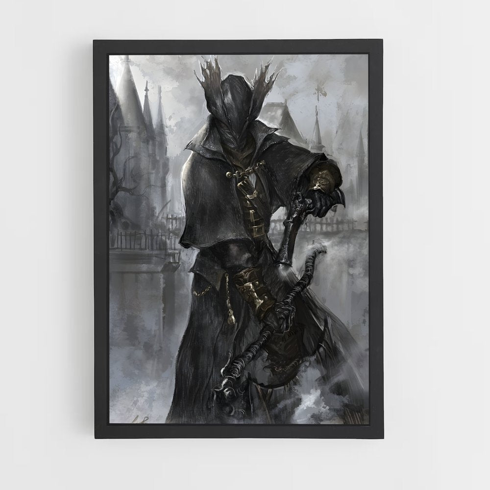 ap-bloodborne hunter-1 cadre Noir