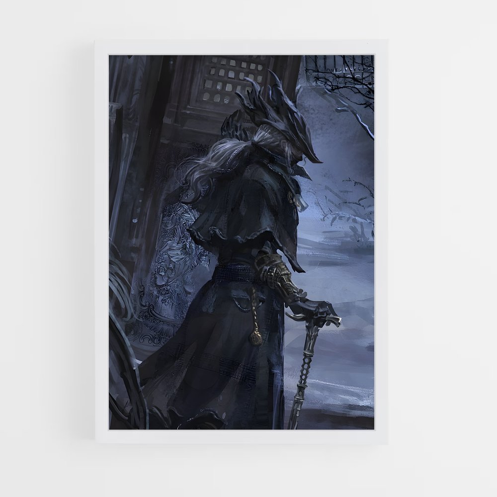 ap-bloodborne hunter-2 cadre Blanc