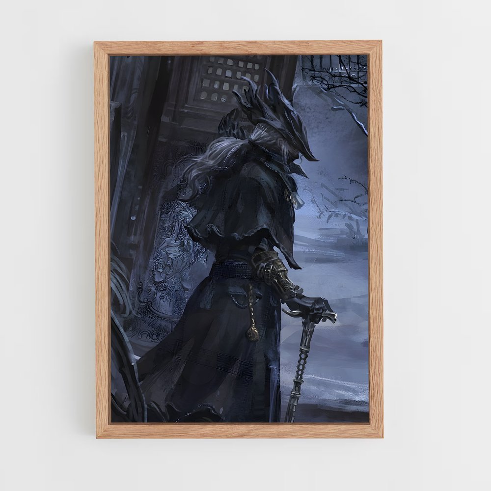 ap-bloodborne hunter-2 cadre Bois clair