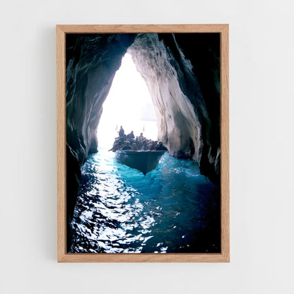 ap-blue grotto-8 cadre Bois clair