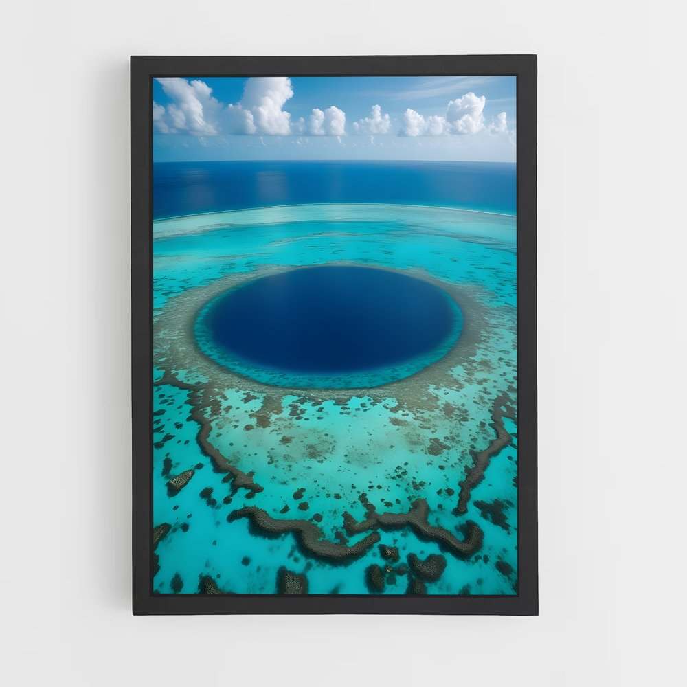 ap-blue hole belize-2 cadre Noir