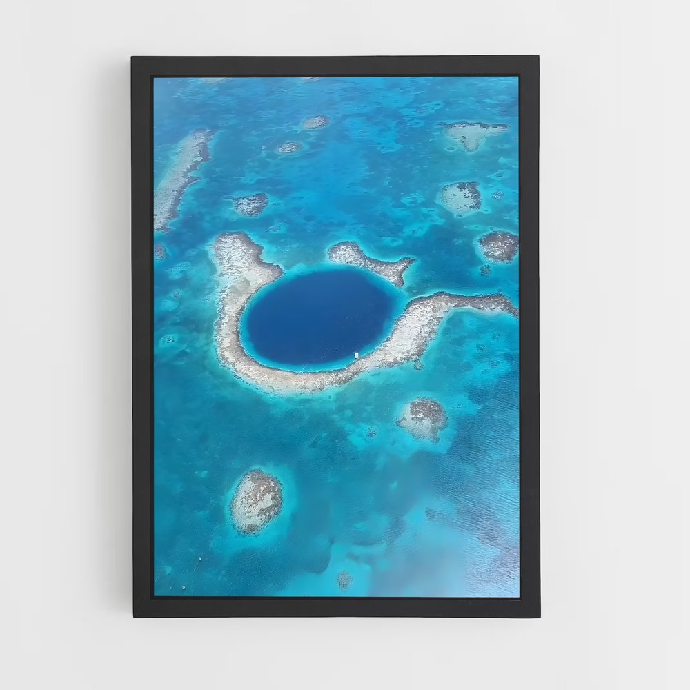 ap-blue hole belize-4 cadre Noir