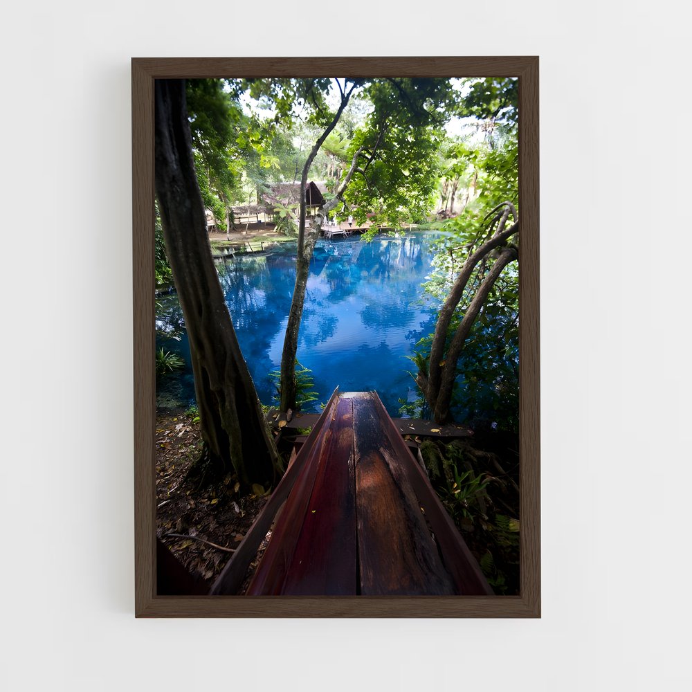 ap-blue holes espiritu santo-2 cadre Bois foncé
