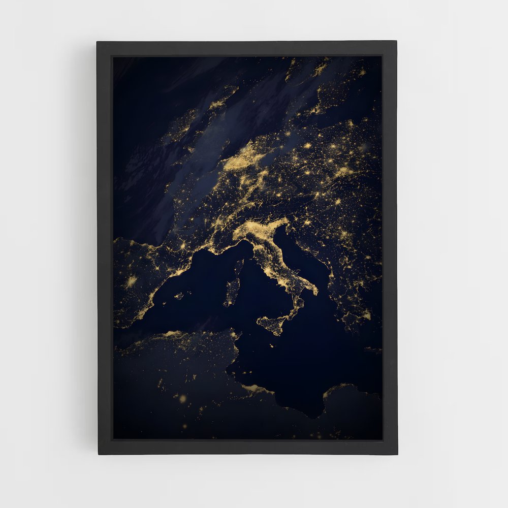 ap-blue marble-1 cadre Noir