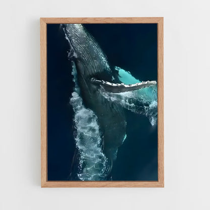 ap-blue whale-5 cadre Bois clair