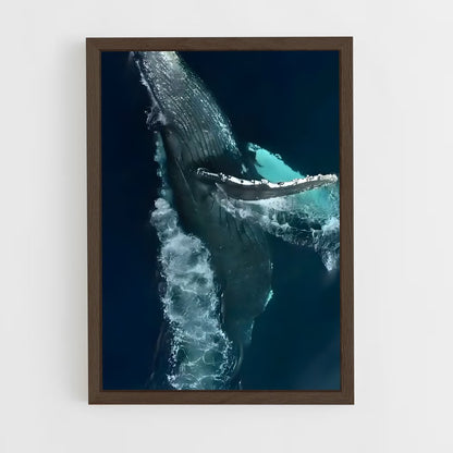 ap-blue whale-5 cadre Bois foncé