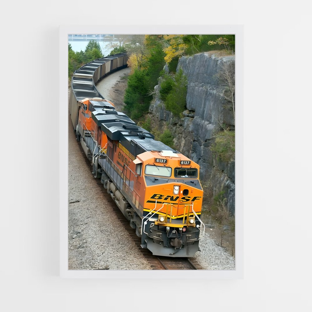 ap-bnsf railway-1 cadre Blanc