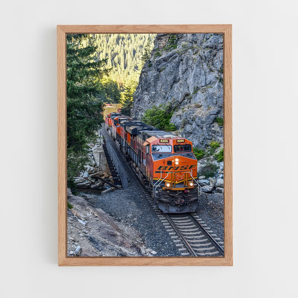 ap-bnsf railway-4 cadre Bois clair