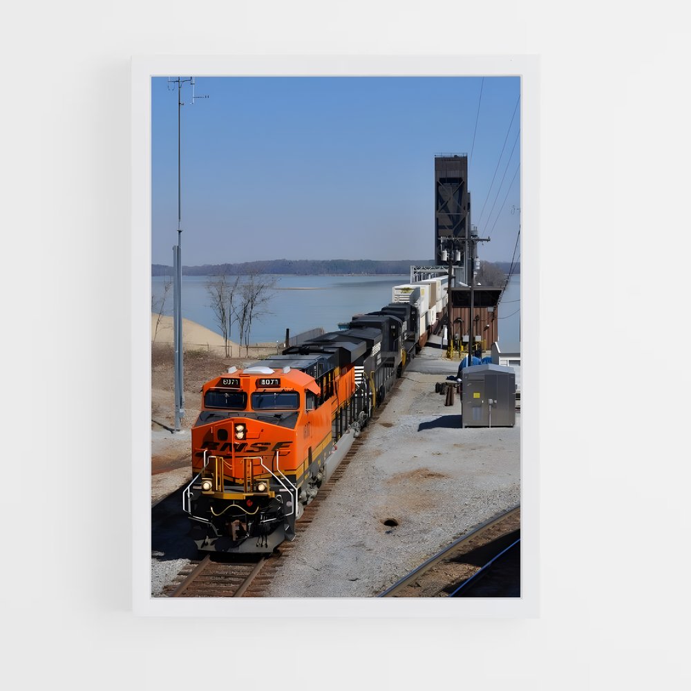ap-bnsf railway-5 cadre Blanc
