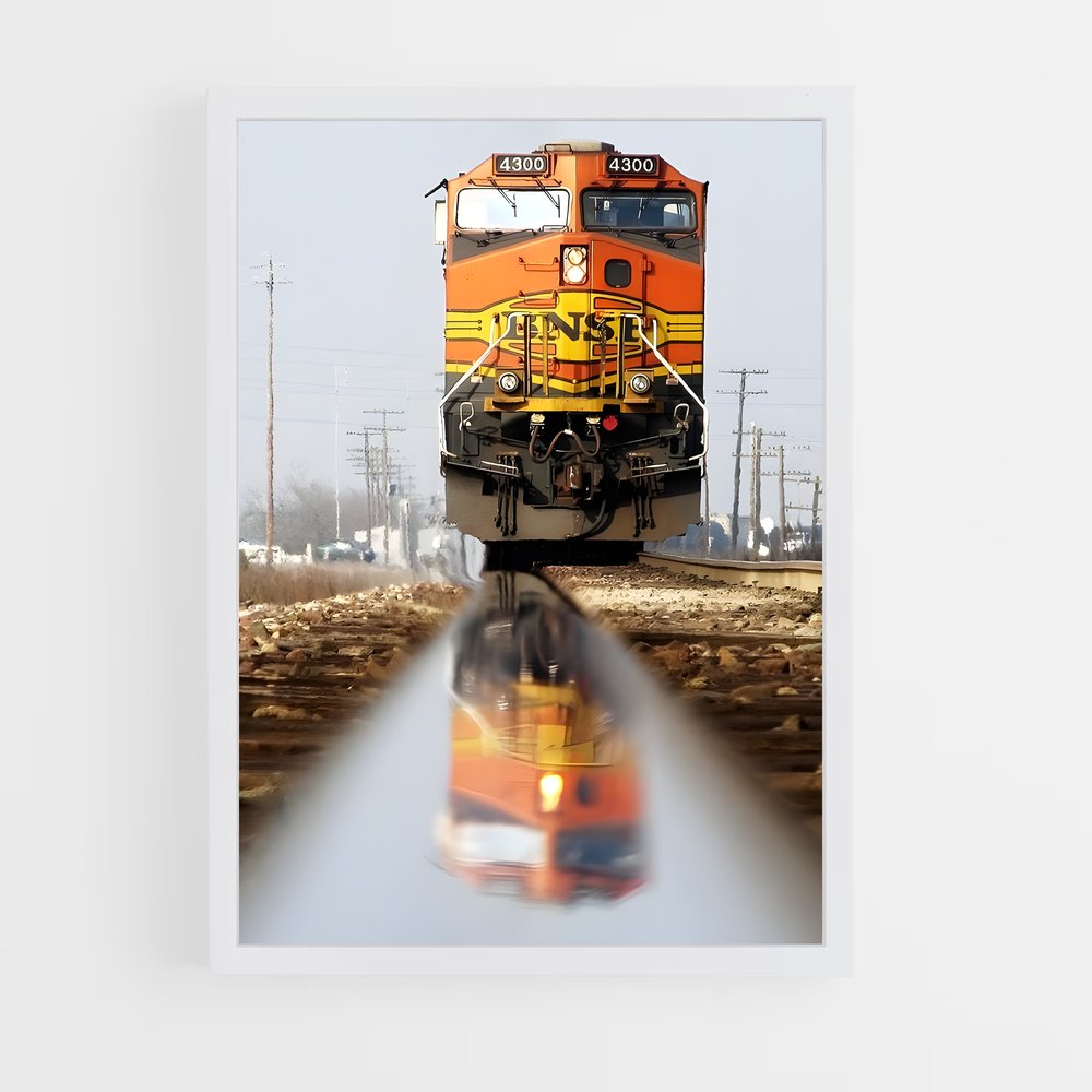 ap-bnsf railway-6 cadre Blanc