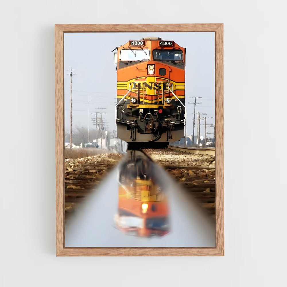 ap-bnsf railway-6 cadre Bois clair