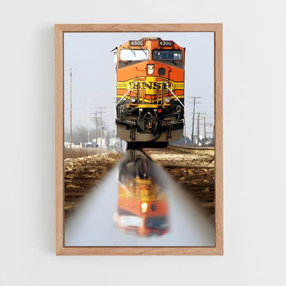 ap-bnsf railway-6 cadre Bois clair