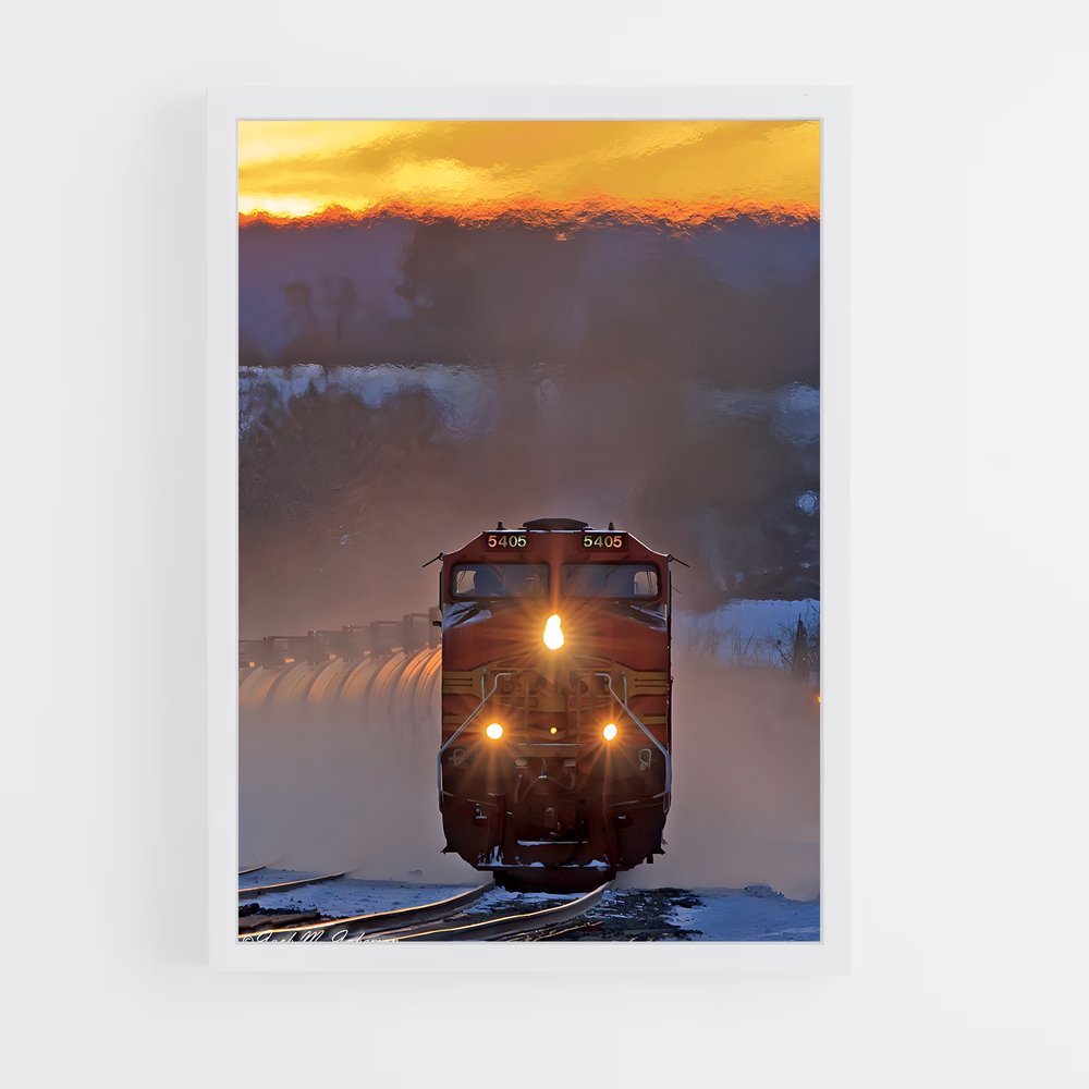 ap-bnsf railway-8 cadre Blanc