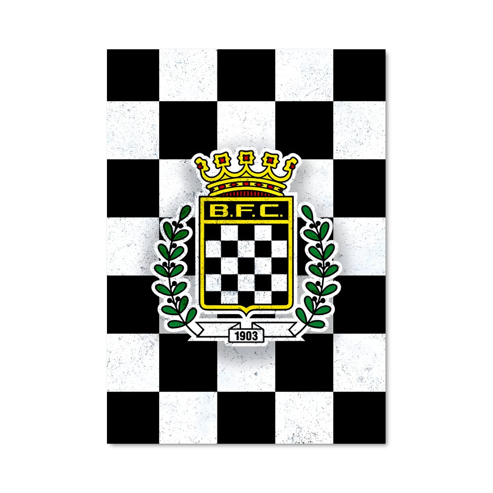 Poster Boavista en Noir et Jaune