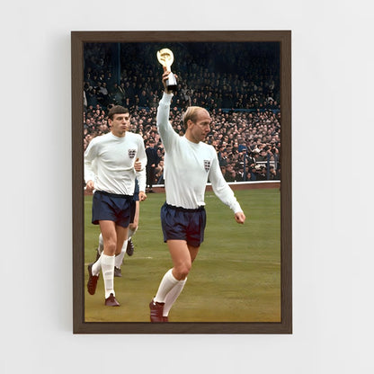 ap-bobby charlton-3 cadre Bois foncé
