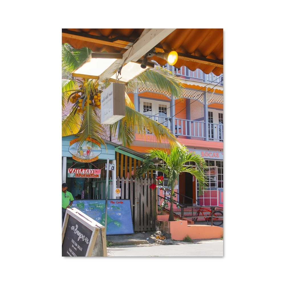 Poster Palmiers et Saveurs