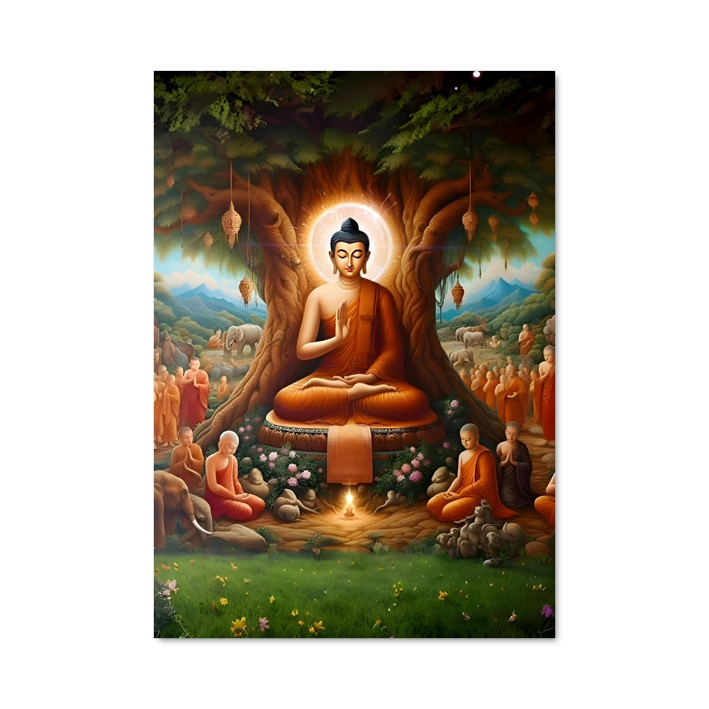Poster Bouddha Éveillé