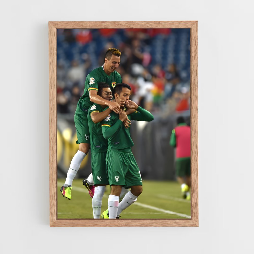 ap-bolivia national football team-1 cadre Bois clair