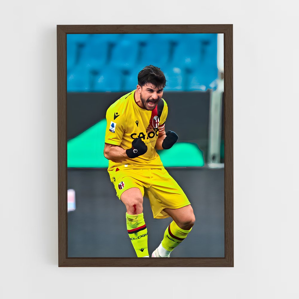 ap-bologna fc-14 cadre Bois foncé