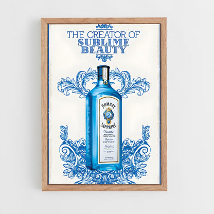 ap-bombay sapphire-4 cadre Bois clair