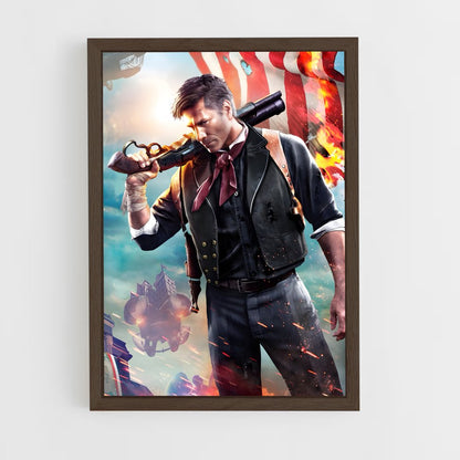 ap-booker dewitt-1 cadre Bois foncé
