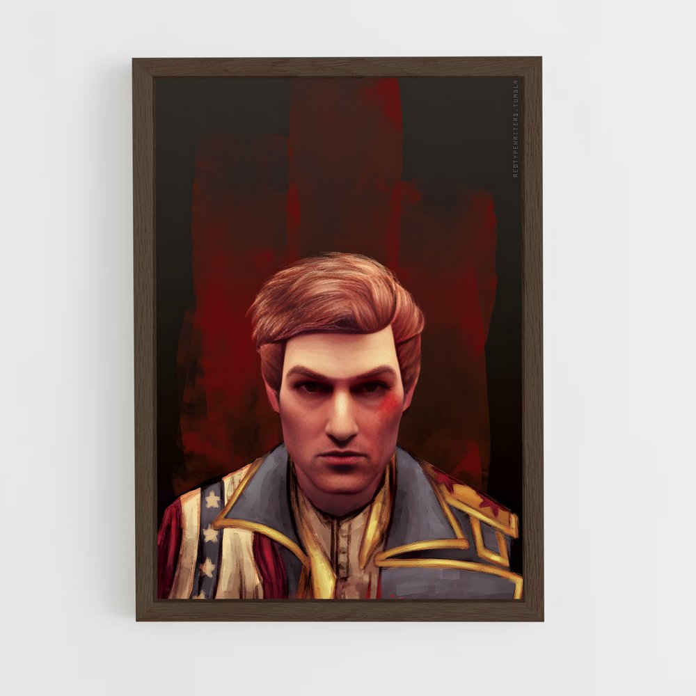 ap-booker dewitt-4 cadre Bois foncé