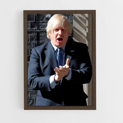 ap-boris johnson-5 cadre Bois foncé