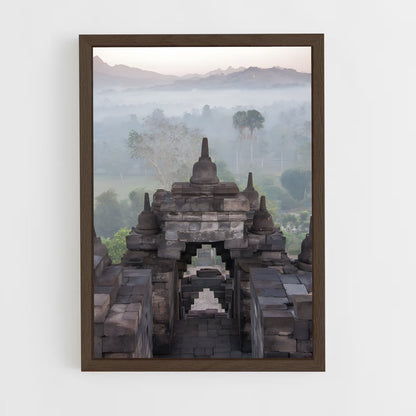 ap-borobudur-10 cadre Bois foncé