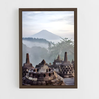 ap-borobudur-6 cadre Bois foncé