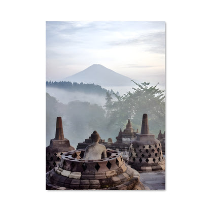 Poster Voyage à Borobudur