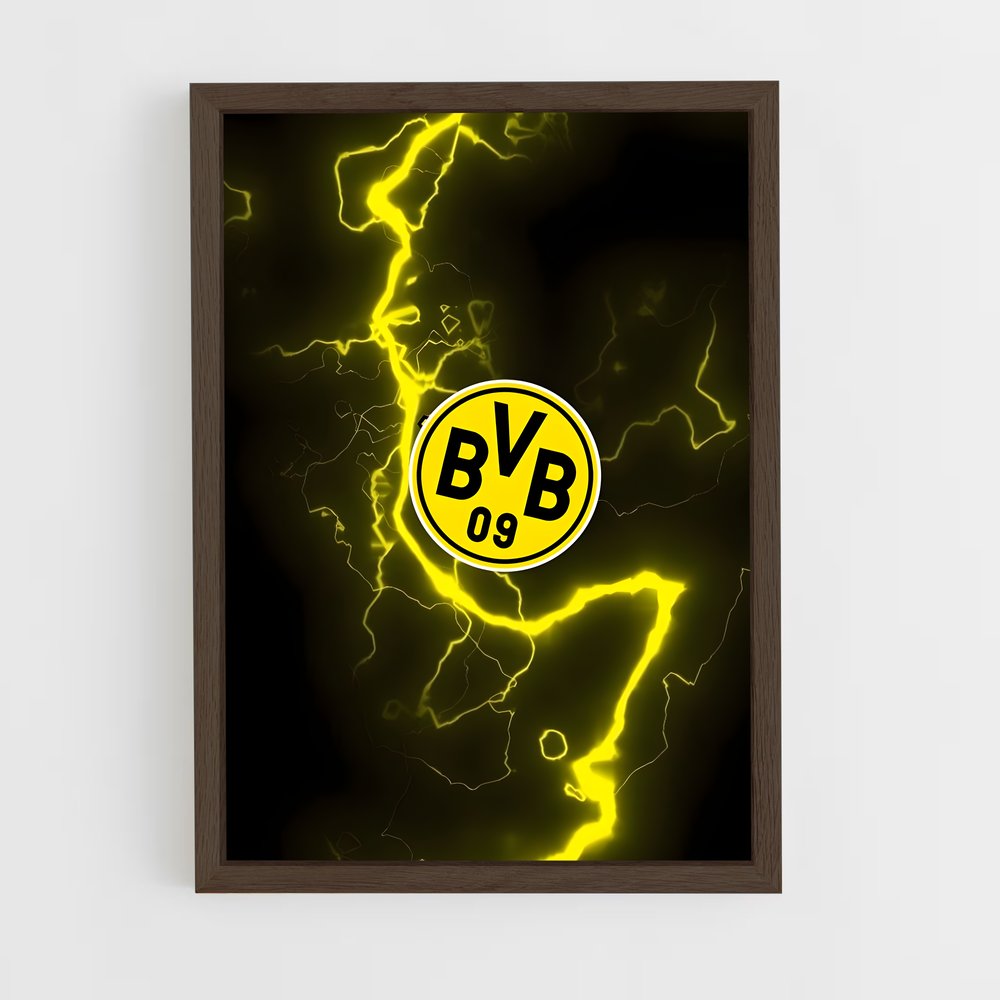 ap-borussia dortmund-10 cadre Bois foncé