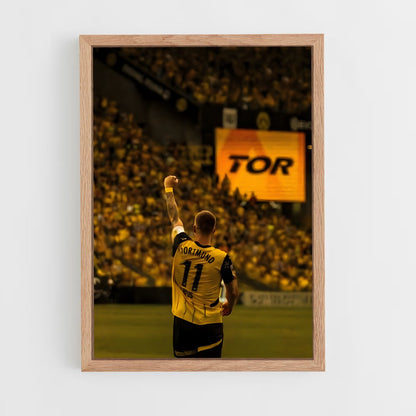 ap-borussia dortmund-9 cadre Bois clair