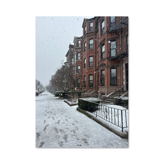 Poster Hiver à Boston