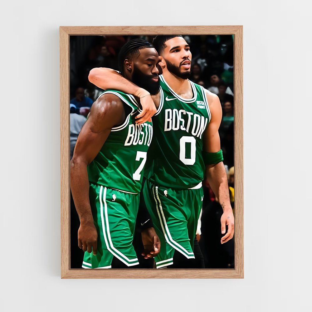 ap-boston celtics-8 cadre Bois clair