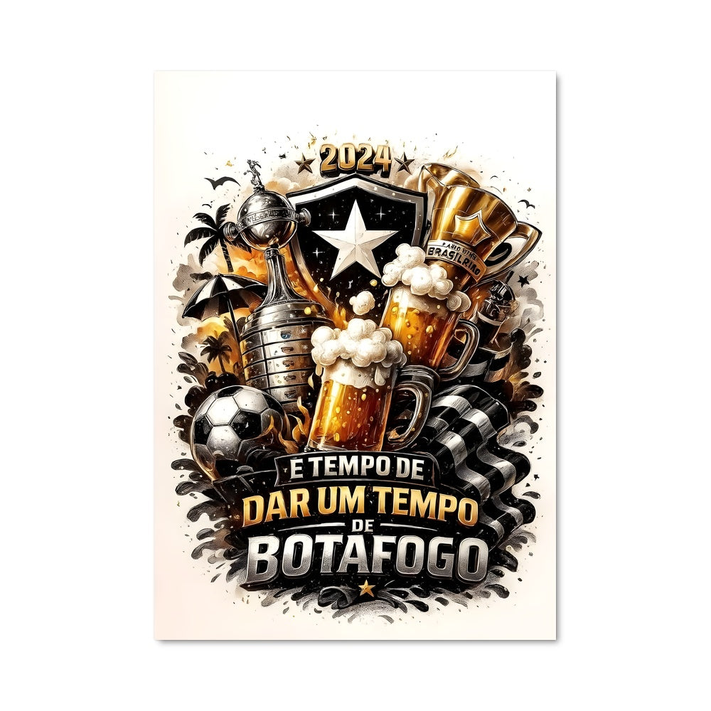 Poster Étoile et Bière