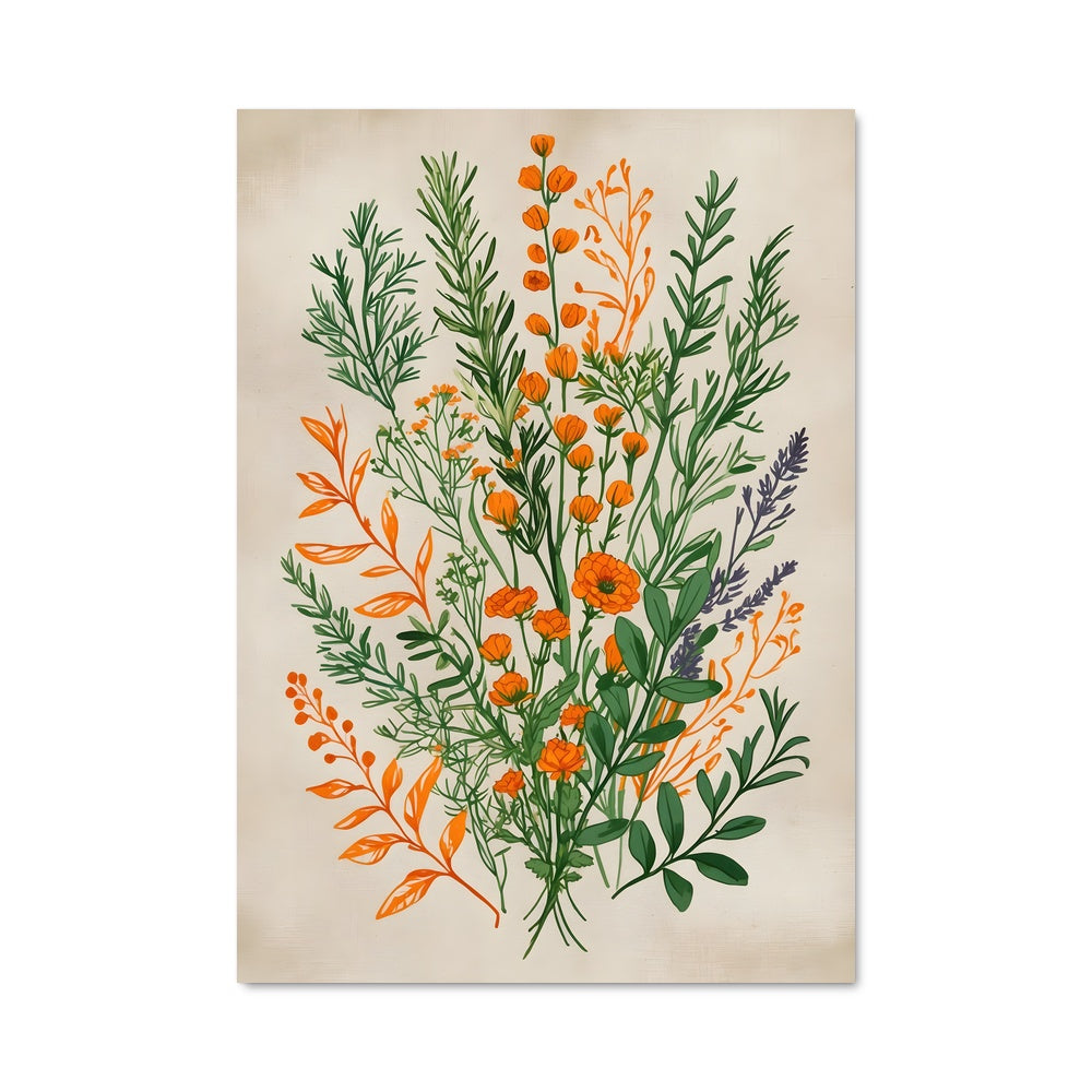 Poster Éclat Orange