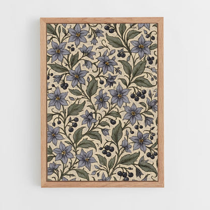 ap-botanical patterns-1 cadre Bois clair