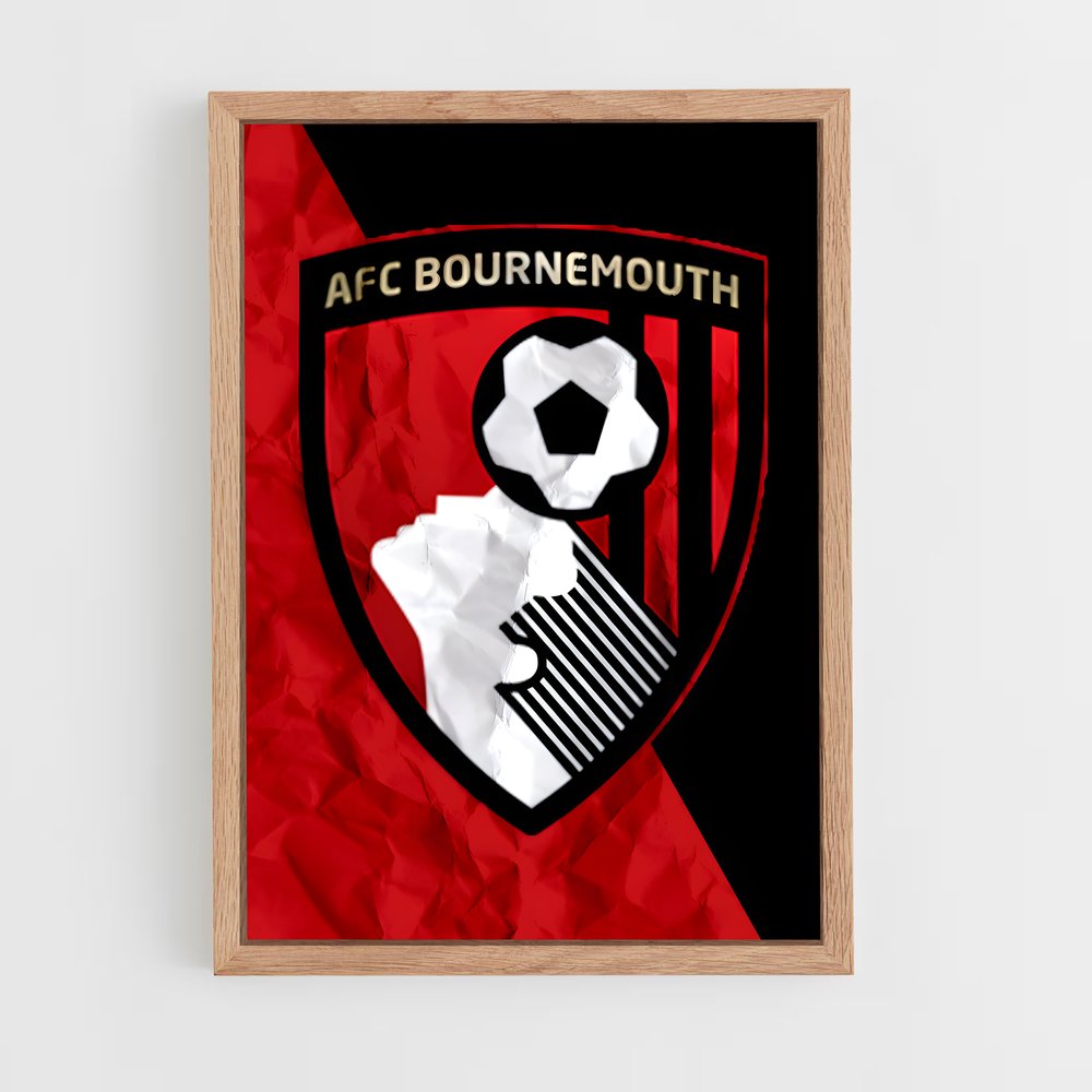 ap-bournemouth afc-4 cadre Bois clair