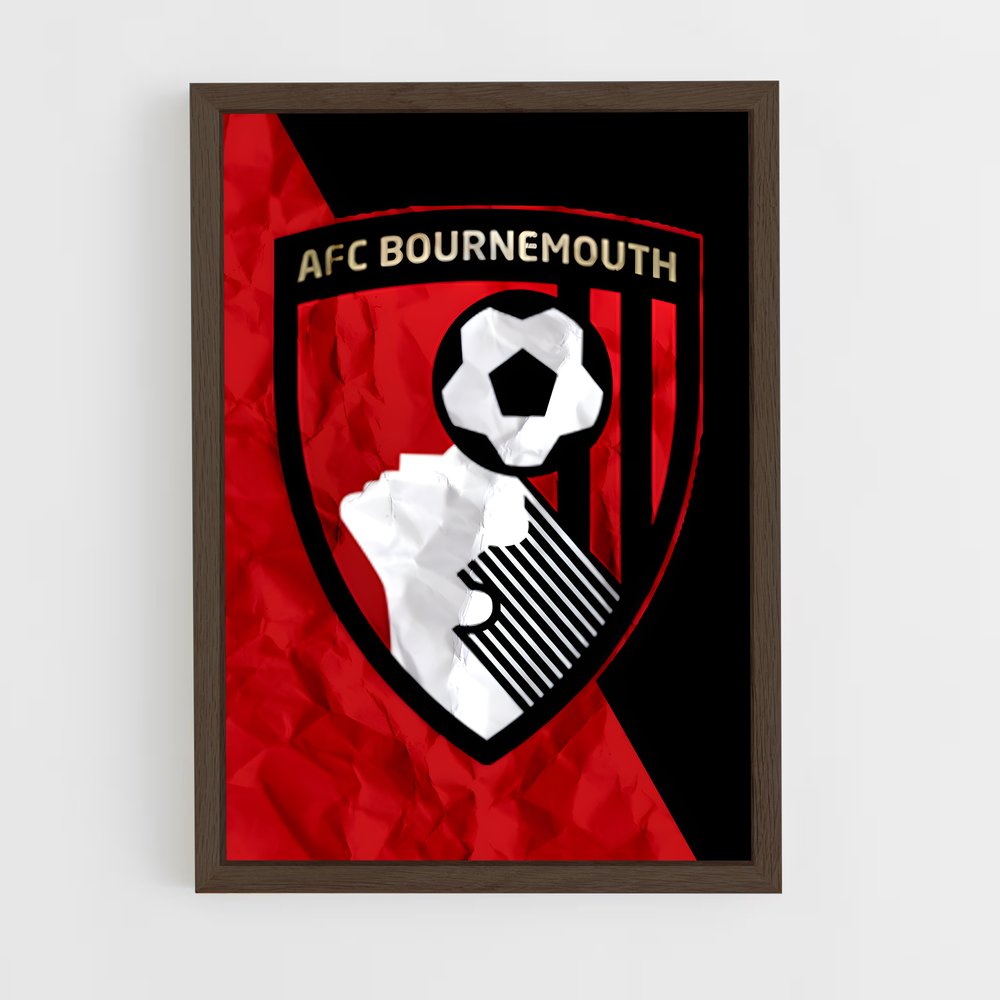 ap-bournemouth afc-4 cadre Bois foncé
