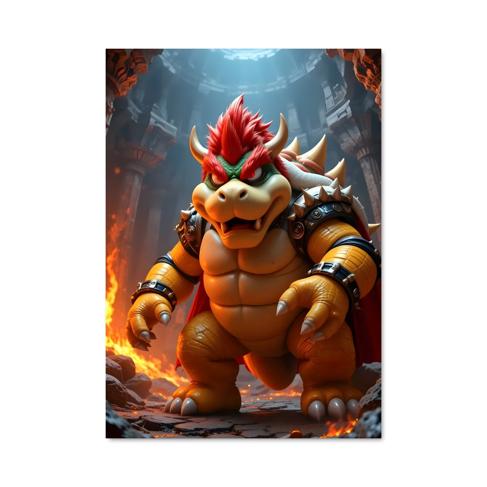 Poster Cave de Bowser